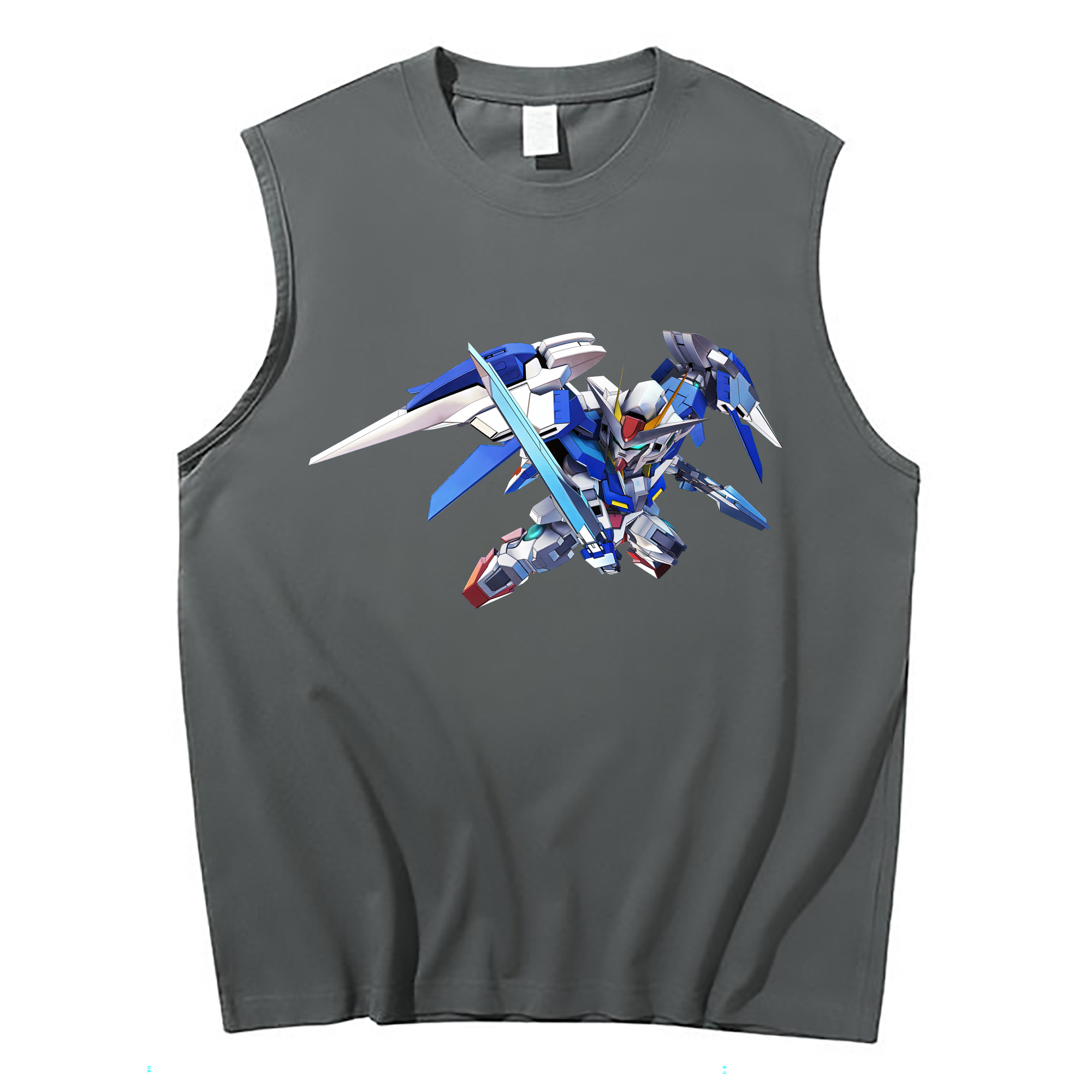 （画像用） 機動戦士ガンダム Mobile Suit Gundam コットン100％タンクトップ（フロントプリント）